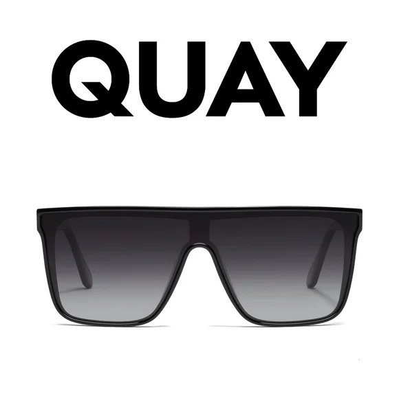 Quay Australia - Nightfall - Bestseller - Black Frame/ Smoke Polarized L… - Picture 7 of 11